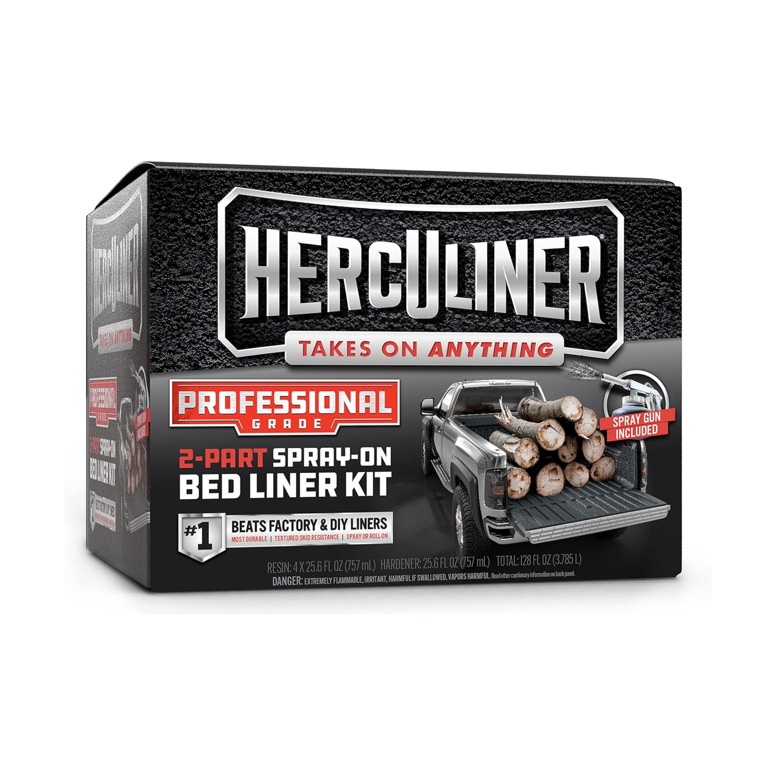 Herculiner Professional Grade Truck Bed Liner Kit