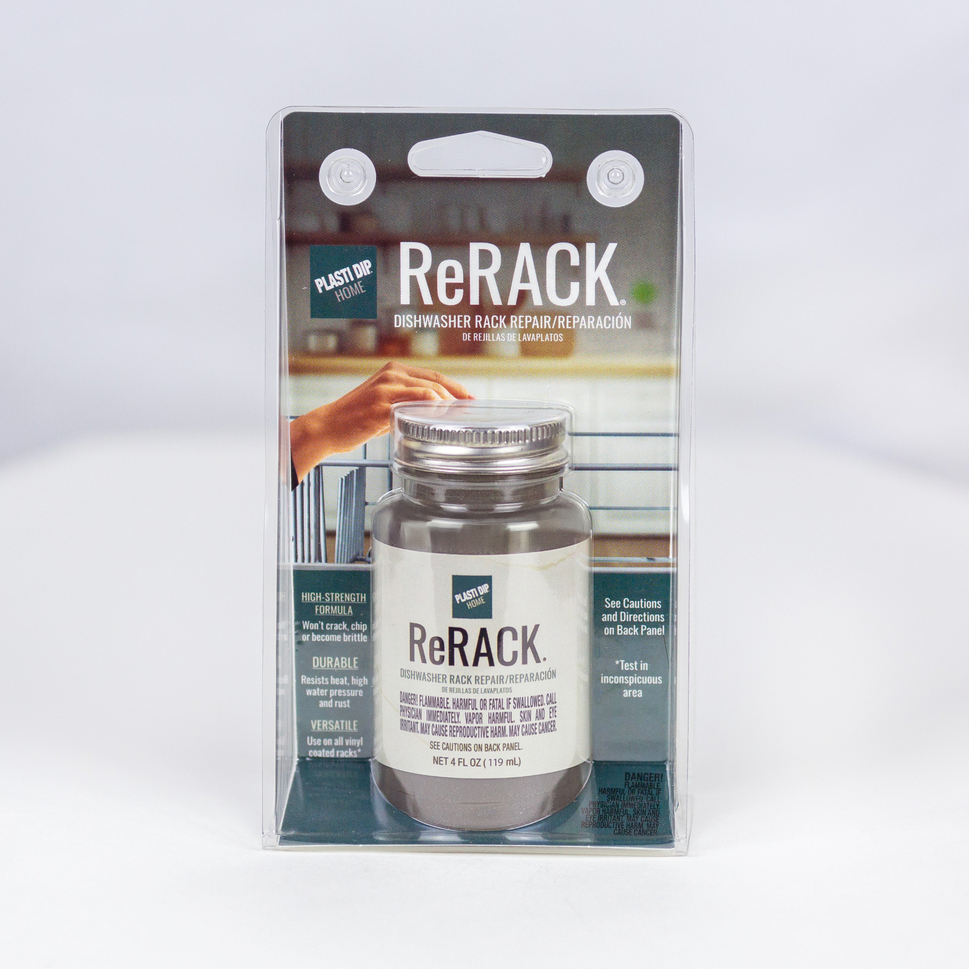 Plasti Dip Rerack Metallic Grey Dishwasher Rack Repair Coating 4oz