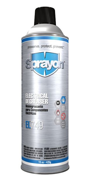 Sprayon EL749 Electrical Degreaser — representative product photo