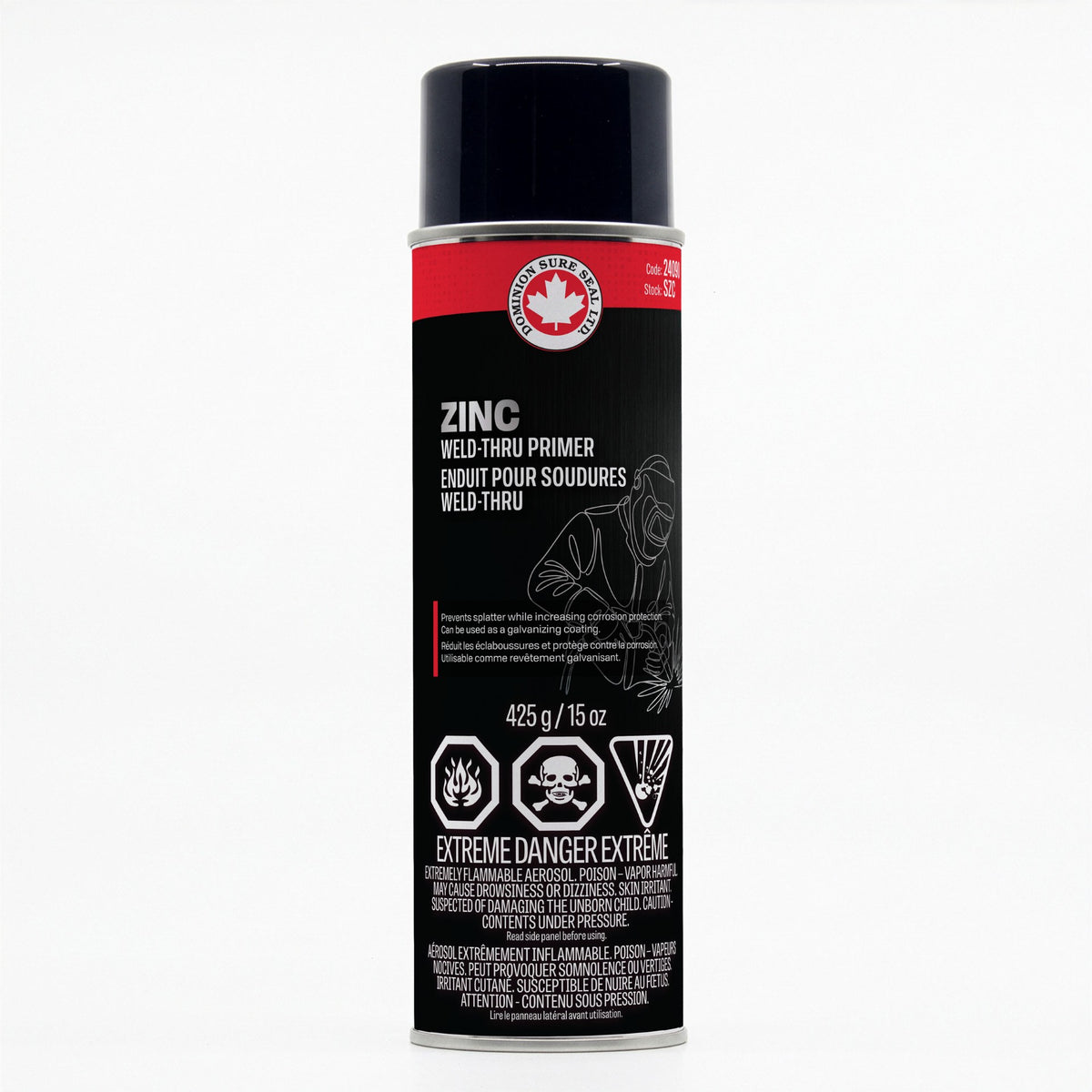 Dominion Sure Seal Zinc Weld-Through Primer — 410 g