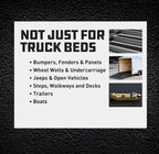 Herculiner Original Truck Bed Liner – Black Roll-On Coating, 1 Quart (DIY Textured Bedliner, Skid-Resistant & Rust Protection)