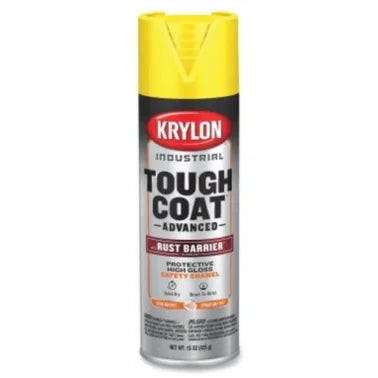Krylon Industrial Tough Coat Advanced with Rust Barrier Technology — Tough Coat Adv Gloss Safety Yellow — 425g 15 oz — 4004390