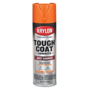 Krylon Industrial Tough Coat Advanced with Rust Barrier Technology — Tough Coat Adv Gloss Safety Orange — 425g 15 oz — 4005590