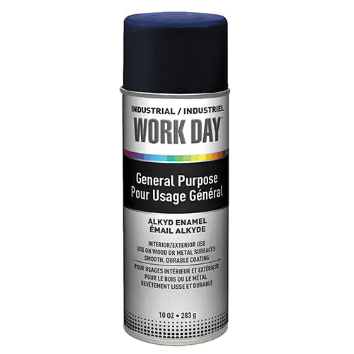 Work Day Aerosol Enamel Paints — Blue/Bleu — 283 g Aerosol — A04403000