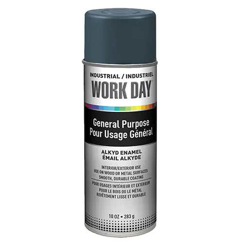 Work Day Aerosol Enamel Paints — Grey/Gris — 283 g Aerosol — A04405000