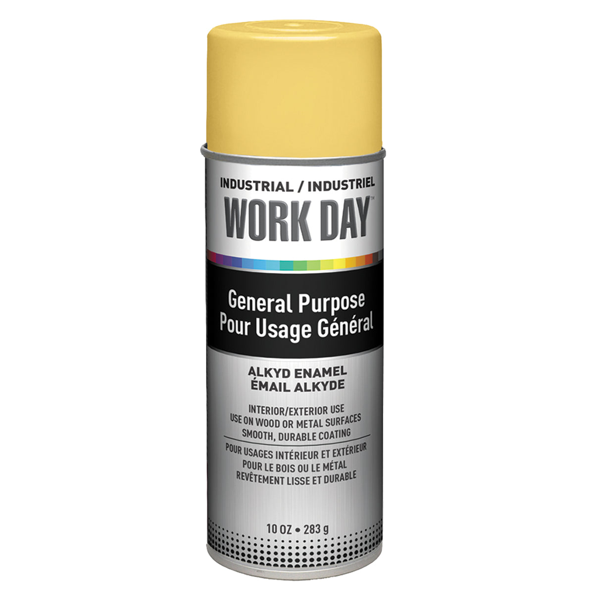 Work Day Aerosol Enamel Paints — Yellow/Jaune — 283 g Aerosol — A04406000