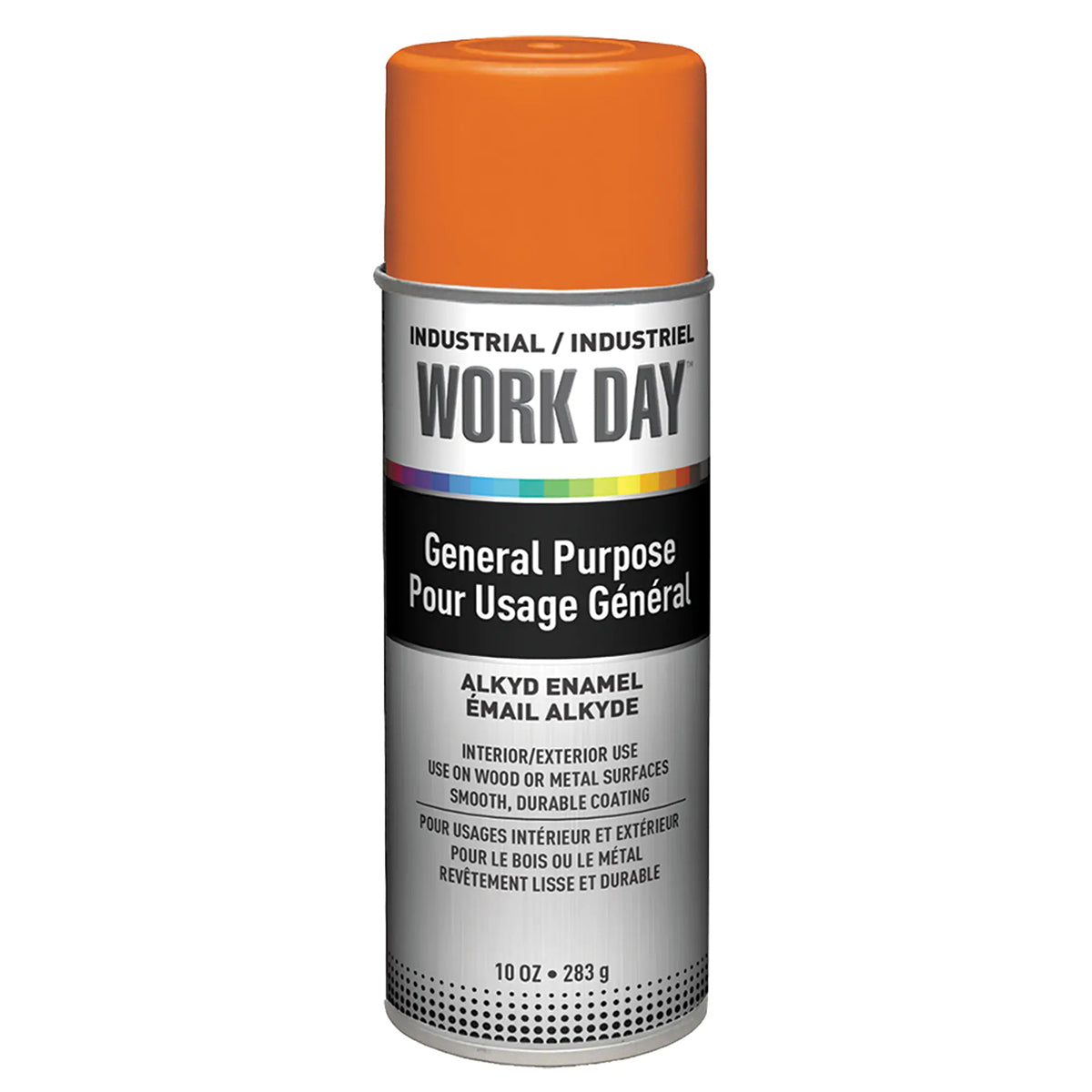 Work Day Aerosol Enamel Paints — Orange/Orange — 283 g Aerosol — A04413000