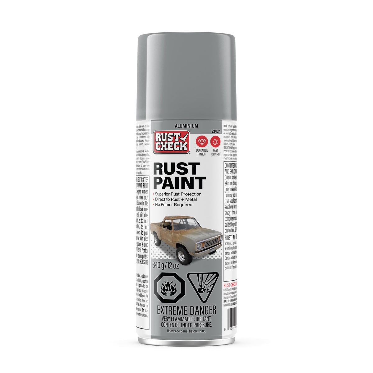 Rust Check Rust Paint Aerosol — 340 g — Aluminum