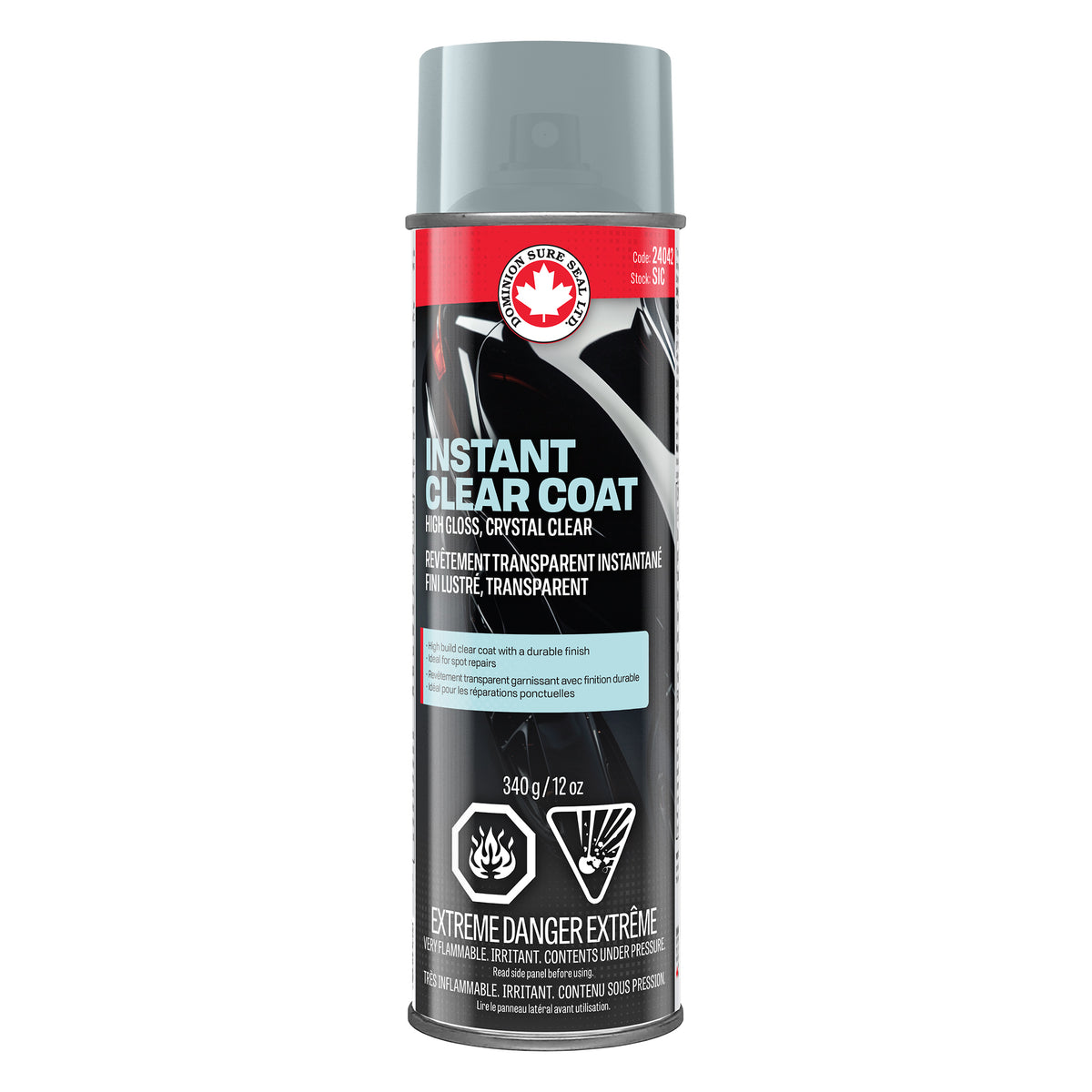 Dominion Sure Seal Instant Clear Coat Aerosol — 340 g